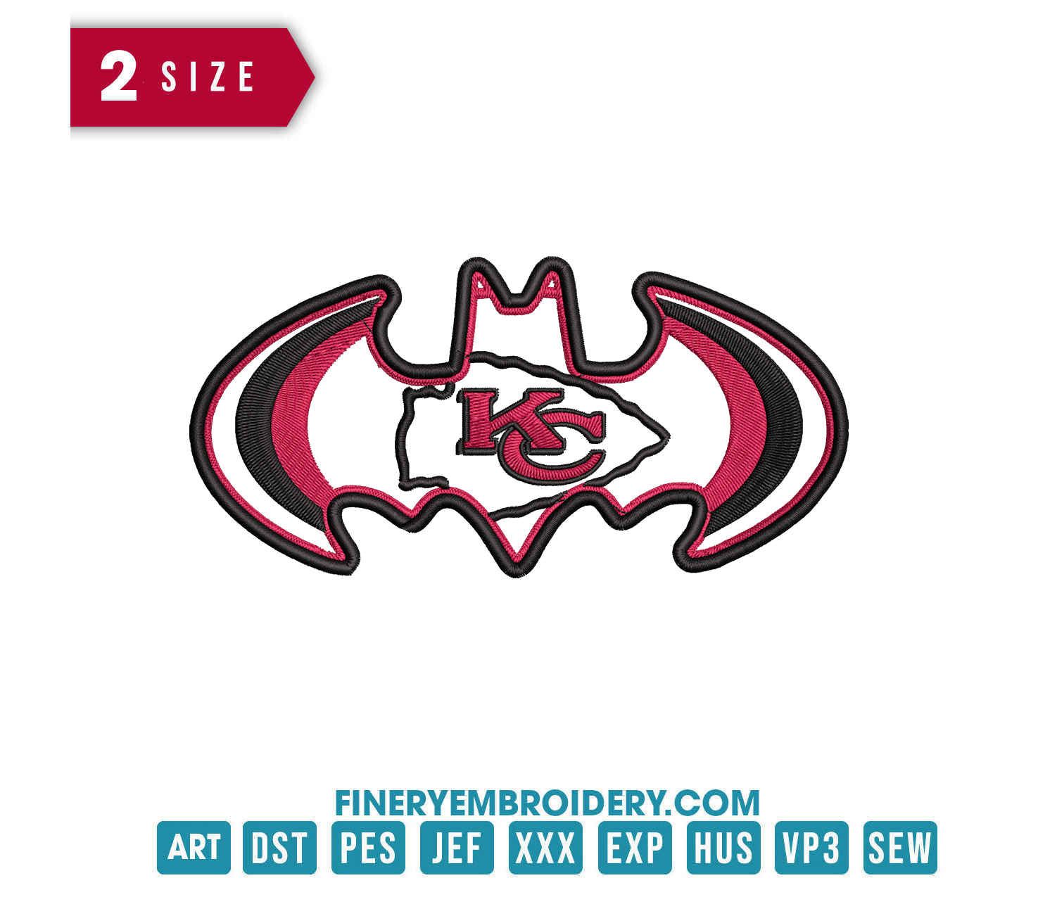 Kansas City Chiefs 7 Embroidery Design